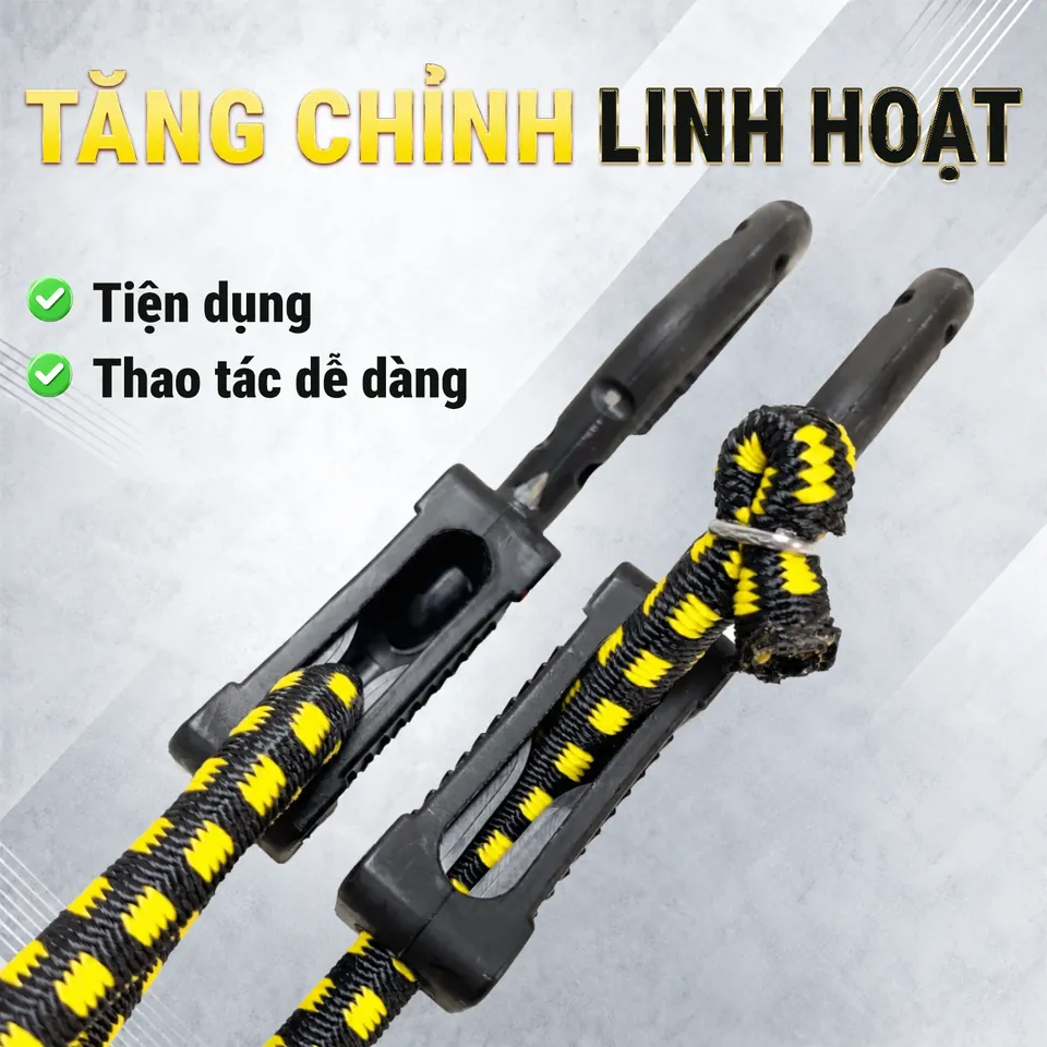 Khóa tăng chỉnh linh hoạt, thao tác dễ dàng